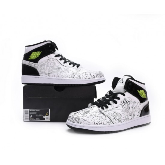 Air Jordan 1 Mid SE（GS）DIY DC4099-100