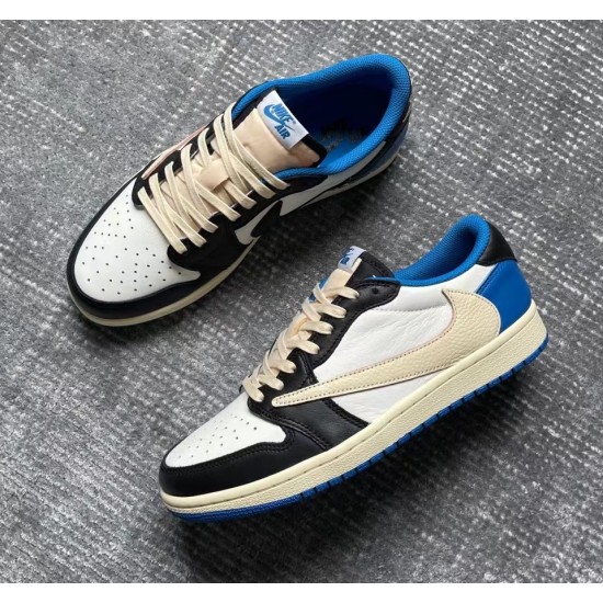 FRAGMENT DESIGN X TRAVIS SCOTT X AIR JORDAN 1 RETRO LOW DM7866-140