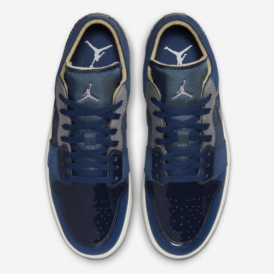 AIR JORDAN 1 LOW SE CRAFT 'INSIDE OUT - OBSIDIAN' 2022 DR8867-400