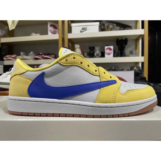 TRAVIS SCOTT X AIR JORDAN 1 RETRO LOW OG SP 'CANARY' WMNS  2024 DZ4137-700