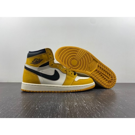 AIR JORDAN 1 RETRO HIGH OG 'YELLOW OCHRE BLACK' 2024 DZ5485-701