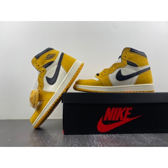 AIR JORDAN 1 RETRO HIGH OG 'YELLOW OCHRE BLACK' 2024 DZ5485-701