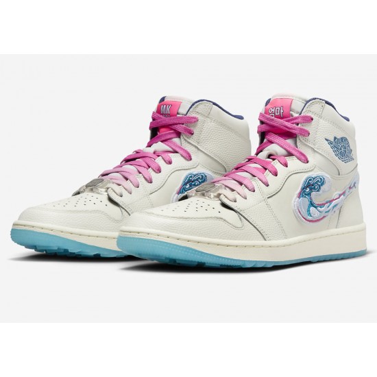 MICHELLE WIE WEST X AIR JORDAN 1 HIGH GOLF NRG 2 'ALOHA' 2023 FV3565-100