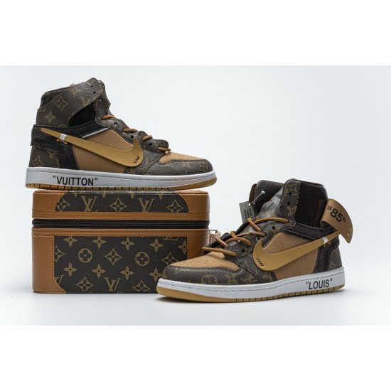 LOUIS VUITTON X NIKE AIR JORDAN 1 LV