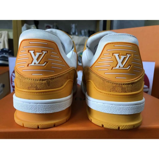 LOUIS VUITTON LV Trainer Yellow White