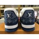 LOUIS VUITTON LV Trainer Sneaker white Blue