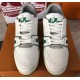 LOUIS VUITTON LV Trainer White Green