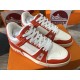 LOUIS VUITTON LV Trainer Red White