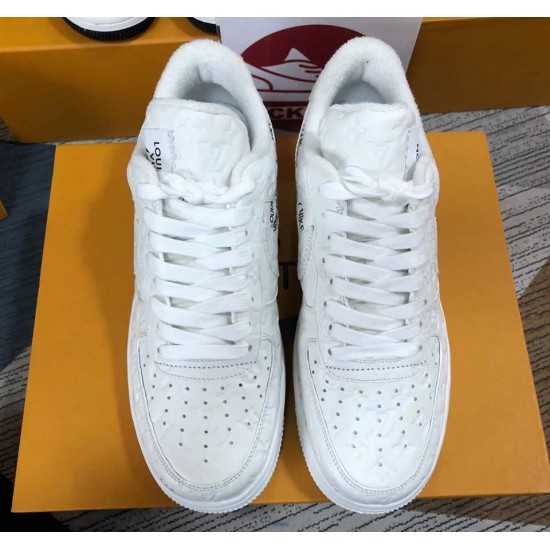 Louis Vuitton x Air Force 1 Trainer Sneaker White LK0221