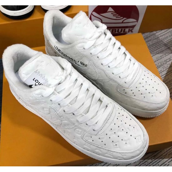 Louis Vuitton x Air Force 1 Trainer Sneaker White LK0221