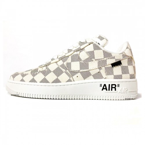 Louis Vuitton x Air Force 1 Trainer Sneaker White LK0229