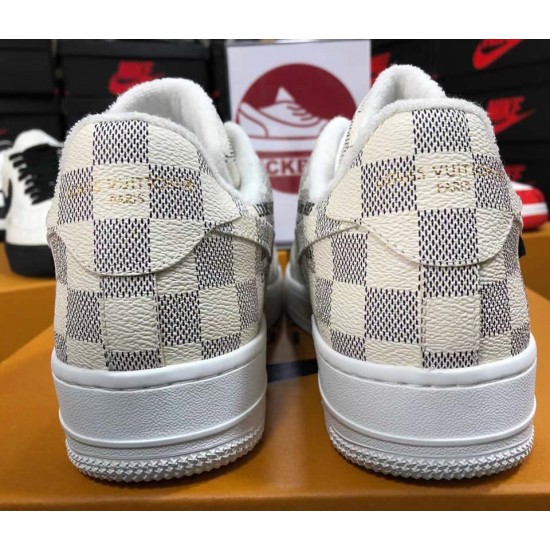 Louis Vuitton x Air Force 1 Trainer Sneaker White LK0229