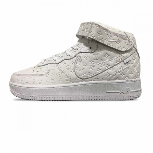 Louis Vuitton x Air Force 1 high white LV