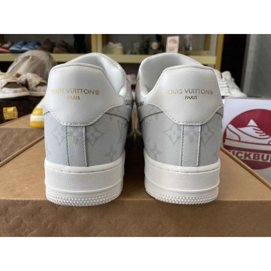 Louis Vuitton x Air Force 1 Trainer Sneaker grey White