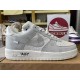 Louis Vuitton x Air Force 1 Trainer Sneaker grey White