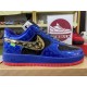 Louis Vuitton x Nike Air Force 1 Black Blue Gold LV