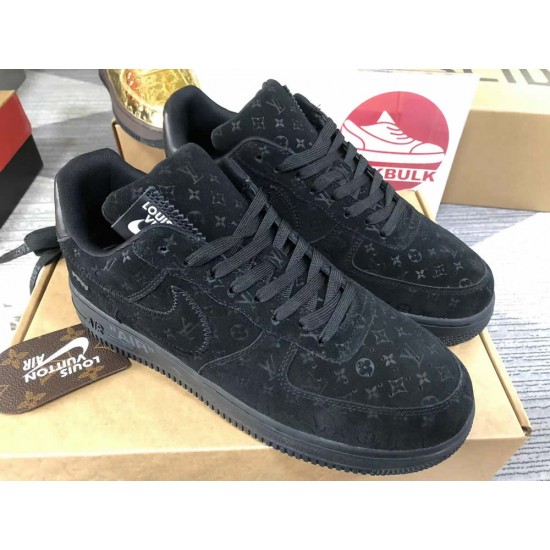 Louis Vuitton x Nike Air Force 1 Black