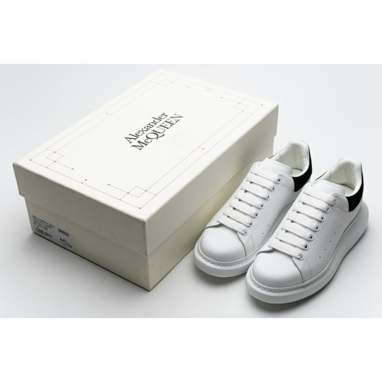 Alexander McQueen Sneaker White Black 462214 WHGP7 9001