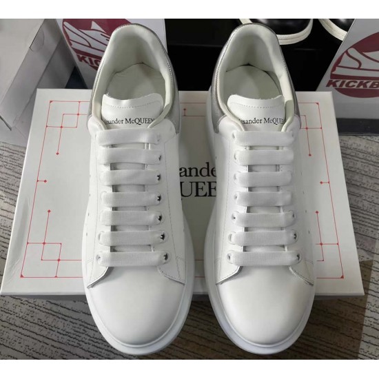 Alexander McQueen Sneaker White Silver