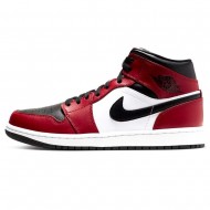 Air Jordan 1 Mid 'Chicago Black Toe' 554724-069