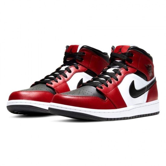 Air Jordan 1 Mid 'Chicago Black Toe' 554724-069