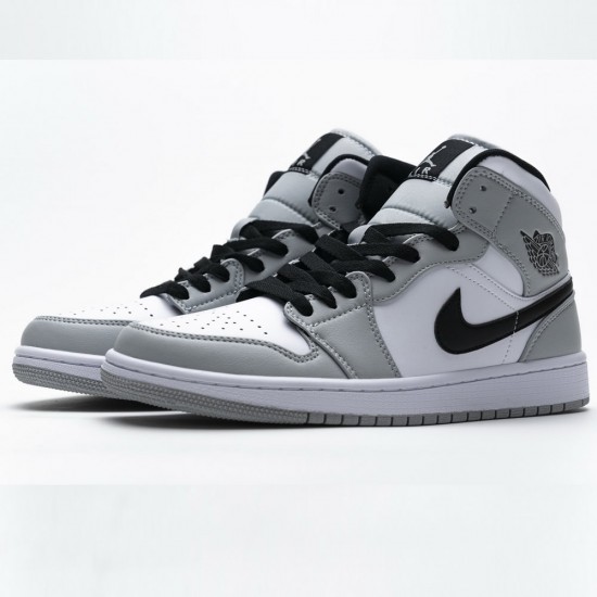 Jordan 1 Mid Light Smoke Grey 554724-092