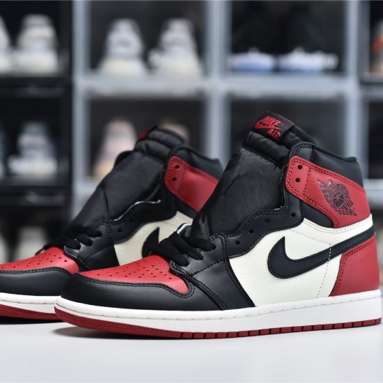 Air Jordan 1 Retro High OG Red/Black/White 'Bred Toe' 555088-610