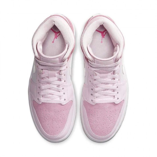 Air Jordan 1 WOMEN Mid 'Digital Pink' CW5379-600