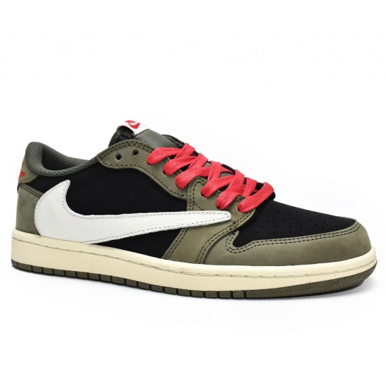 Travis Scott x Air Jordan 1 Low Dark Green CQ4277-008