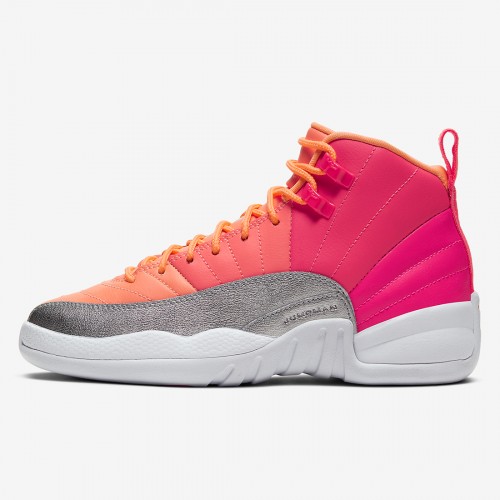 Nike AIR JORDAN 12 GS HOT PUNCH RACER PINK 510815-601