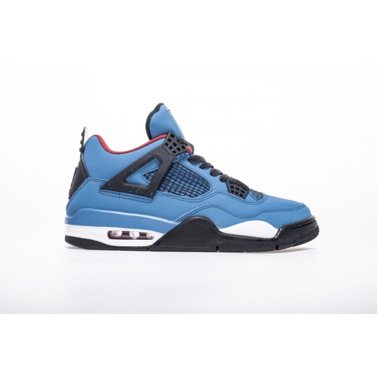 NIKE TRAVIS SCOTT CACTUS JACK X AIR JORDAN 4 "HOUSTON OILERS" 308497-406