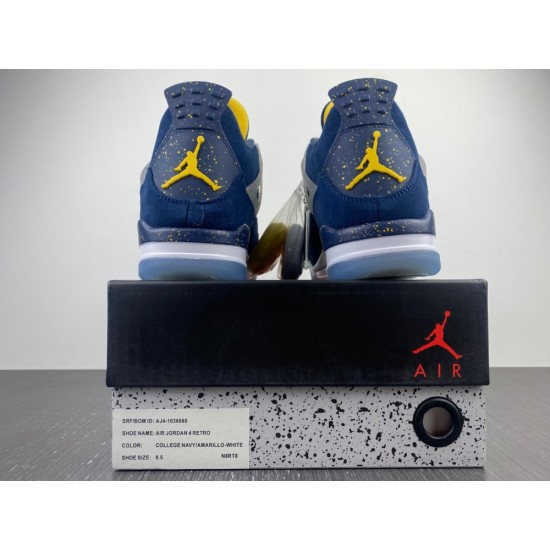 AIR JORDAN 4 RETRO 'MICHIGAN WOLVERINES' PE AJ4-1036660