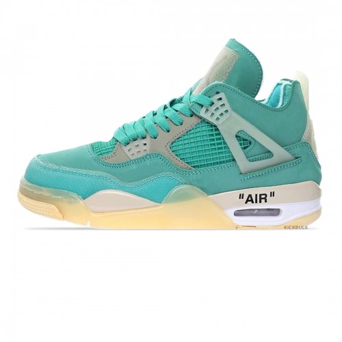 Off-White x Air Jordan 4 Sail Neptune/Tiffany Green CV9388-102