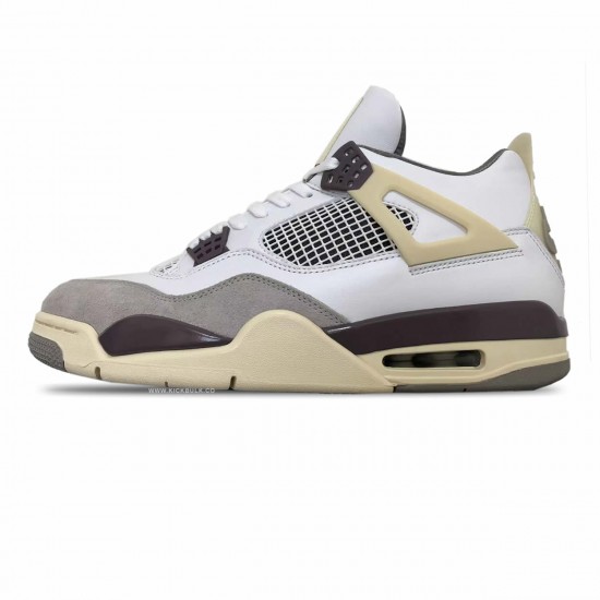 A Ma Maniere x Air Jordan 4 White Grey Purple 2022 DH6927-068