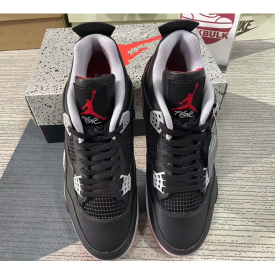 AIR JORDAN 4 RETRO 'BRED REIMAGINED' 2024 FV5029-006/FQ8213-006