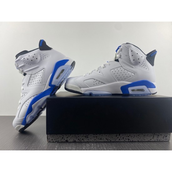 AIR JORDAN 6 RETRO 'SPORT BLUE' 2014 384664-107