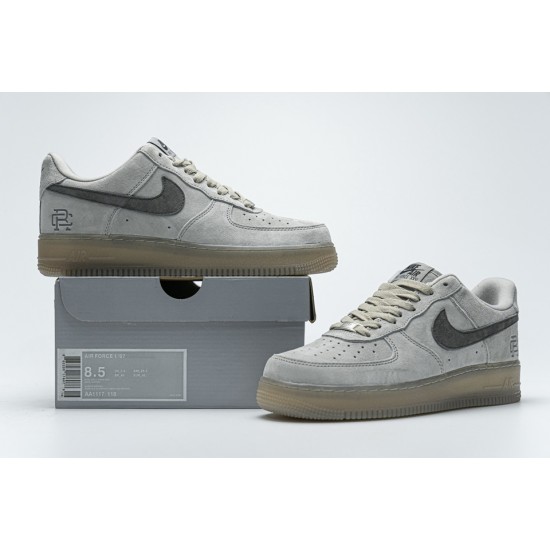 Reigning Champ x Nike Air Force 1 Low Suede Light Grey AA1117-118