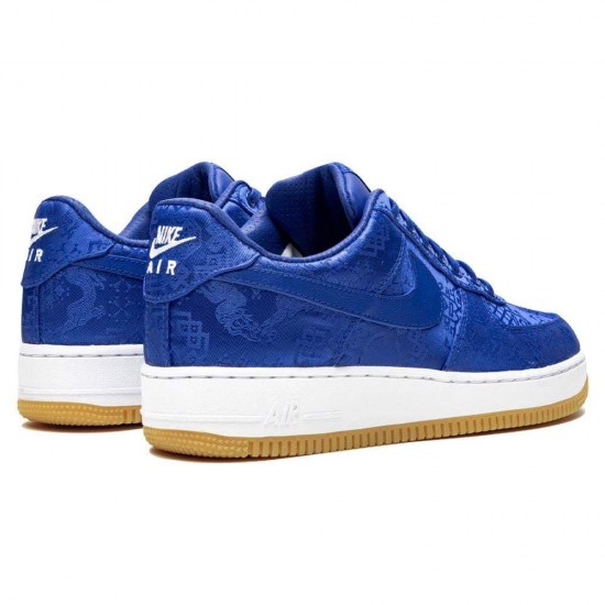 CLOT X Nike Air Force 1 PRM 'Royal Silk' CJ5290-400