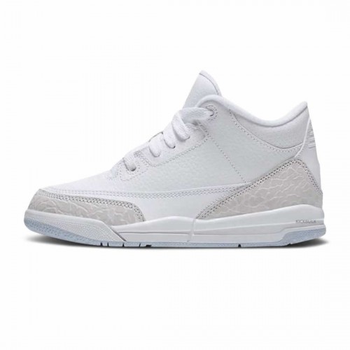 AIR JORDAN 3 RETRO PS 'TRIPLE WHITE' 429487-111