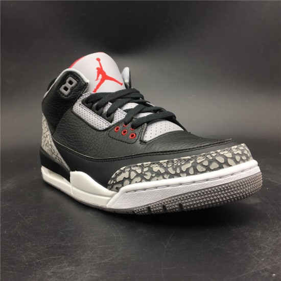 Nike AIR JORDAN 3 GS 'BLACK CEMENT' 854261-001