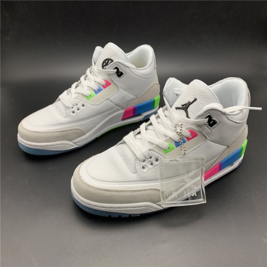 Nike AIR JORDAN 3 'QUAI 54' WHITE Q54 AT9195-111