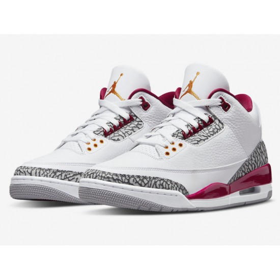 AIR JORDAN 3 RETRO 'CARDINAL RED' 2022 CT8532-126