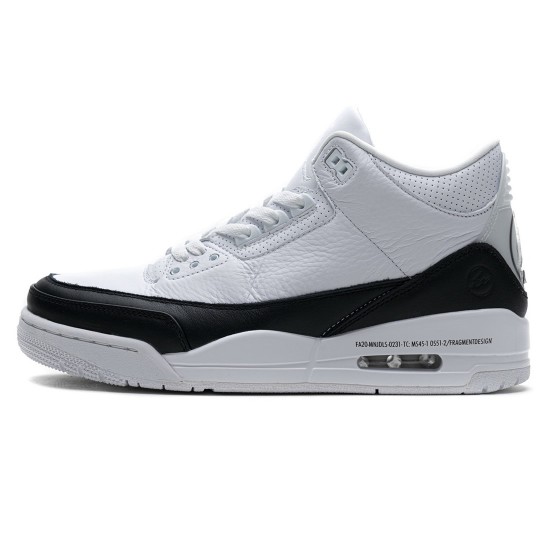 Nike FRAGMENT X AIR JORDAN 3 RETRO SP "WHITE/BLACK" RELEASE DATE DA3595-100