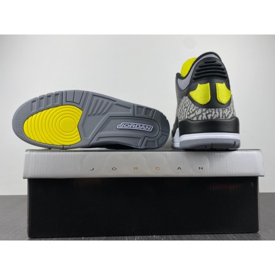 Air Jordan 3 Retro Oregon Ducks Pit Crew Black 2011 H011-MNJDLS-594