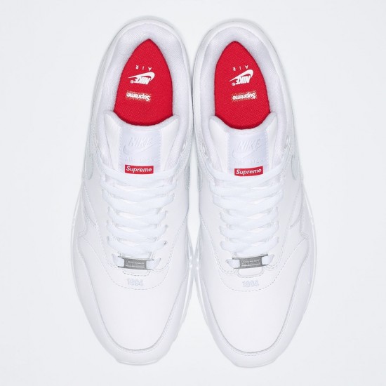 Supreme x Air Max 1 '87 SP 'Triple White' 2025 HF8813-100 Supreme x Air Max 1 '87 SP 'Triple White' 2025 HF8813-100