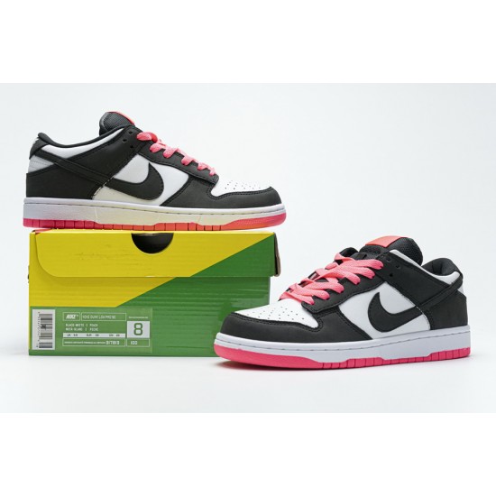 Nike Dunk Low PRO SE Black White Peach 317813-100