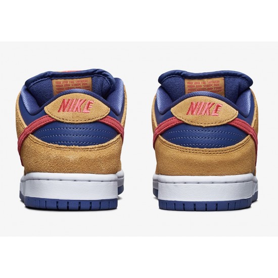 NIKE DUNK LOW SB 'WHEAT DARK PURPLE' BQ6817-700