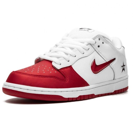 Supreme X Nike SB Dunk Low Red White CK3480-600