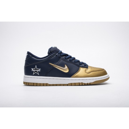 Supreme x Nike SB Dunk Low OG Jewel Swoosh Gold CK3480-700