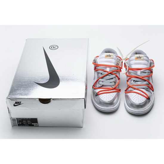 OFF White x Nike Dunk SB Low Silver White CT0856-800 OFF White x Nike Dunk SB Low Silver White CT0856-800